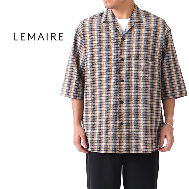 楽天市場】[SALE] LEMAIRE ルメール シャツ地 チェックTシャツ M