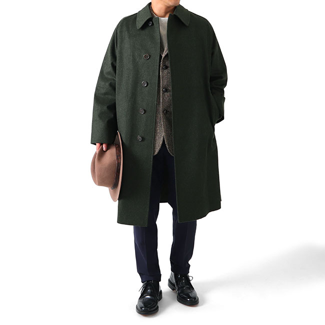 楽天市場 Anatomica アナトミカ ウール アルパカ シングルラグランコート 530 552 04 ロングコート メンズ Golden State