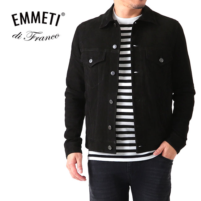 楽天市場】エンメティ EMMETI AREZZO レザージャケット 異素材コンビ