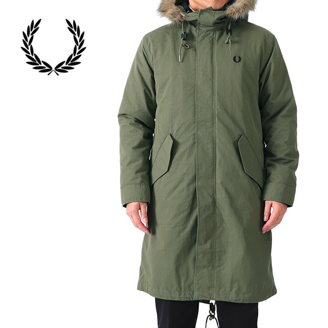 爆売り コート ジャケット Fred Perry メンズ モッズコート J9533 モッズパーカー ライナー付き フレッドペリー Grupocipsa Com