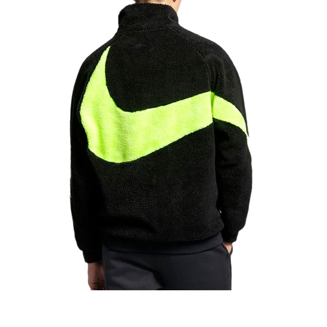 NIKEジャケットBLK BQ6546-017/リバーシブル NIKE（ナイキ）の「NIKE VM SWOOSH FULL ZIP JACKET BQ6546-017