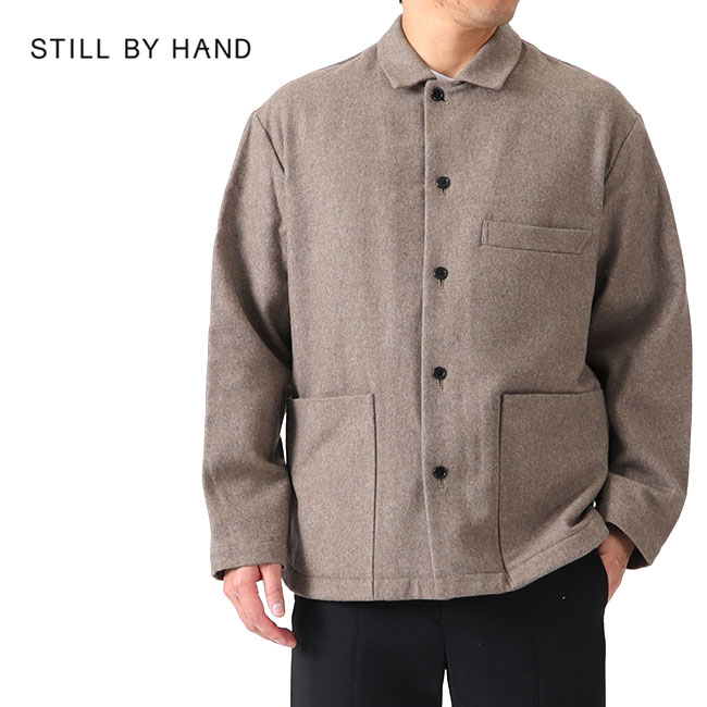 楽天市場】[SALE] Still by Hand スティルバイハンド ウールシャツ