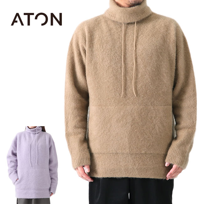 ATON BABY ALPAKA KINT STOLE 希少品 美品 楽天市場】[送料無料]ATON : BABY ALPACA LINEN CREWNECK