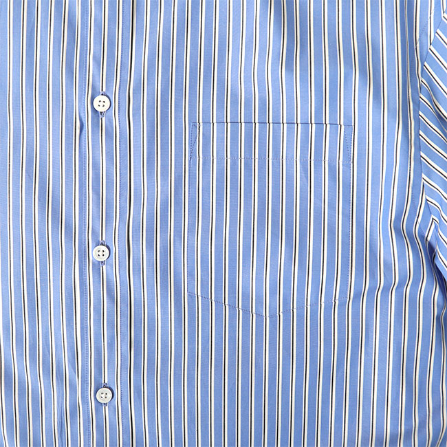 贈り物 ストライプ バンドカラー コットンポプリン サイ Scye ビッグシャツ メンズ 長袖シャツ 1121 カジュアルシャツ Medeor In