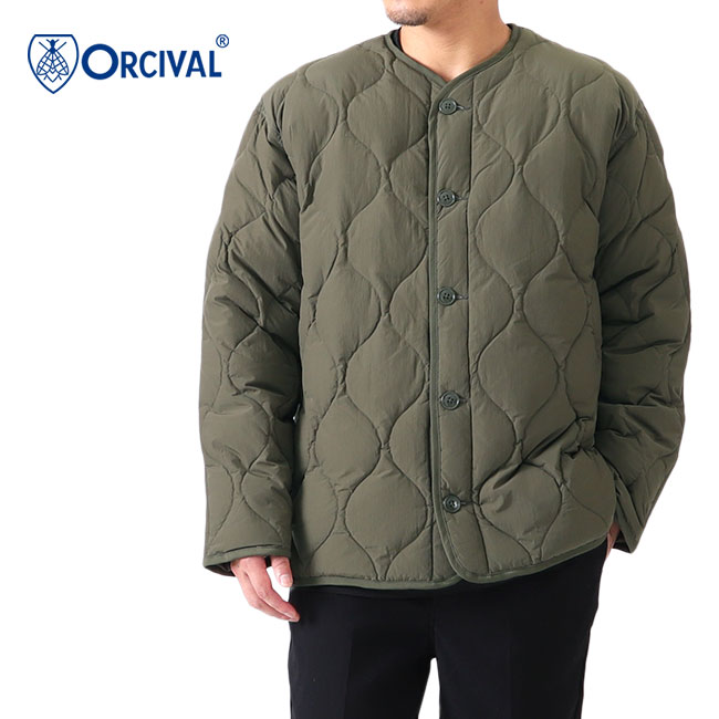 インナー ダウンジャケット ORCIVAL クルーネック メンズ 楽天市場】ORCIVAL オーシバル クルーネック インナーダウン