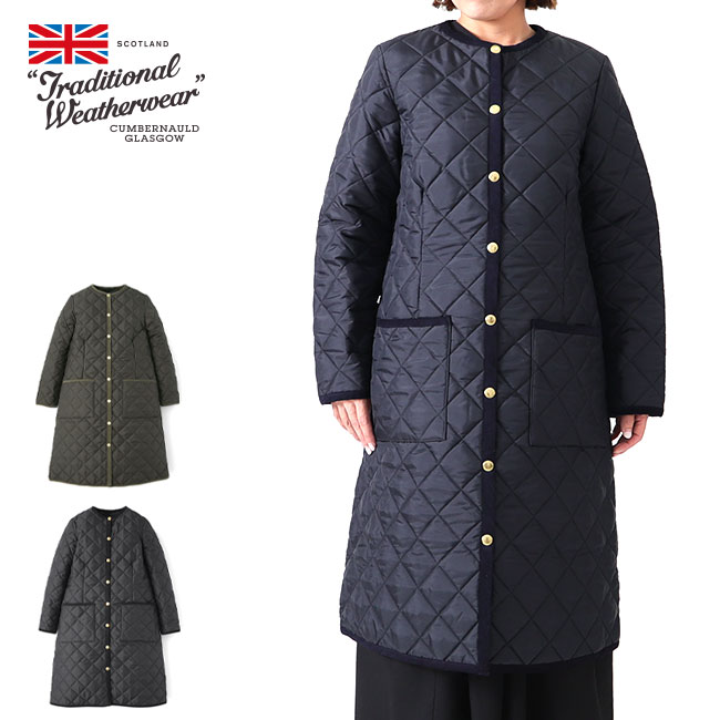 ジャケット・アウター traditional weatherwear bargate navy ゆきふいるむ
