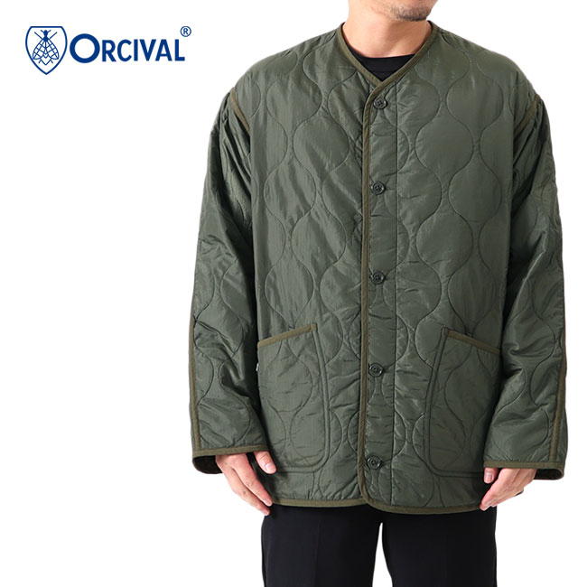 楽天市場】ORCIVAL オーシバル キルトダウン ノーカラー