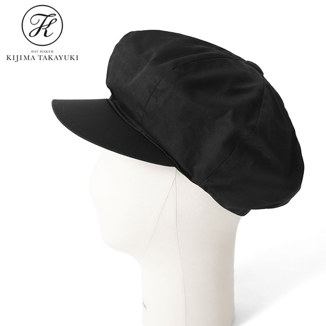KIJIMA TAKAYUKI BIG CASQUETTE 黒 3 POLY CHINO FLAT BIG CASQUETTE | KIJIMA TAKAYUKI(キジマ