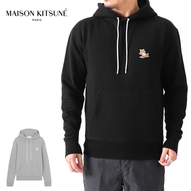 楽天市場】Maison Kitsune メゾンキツネ Tricolor Fox Patch Hoodie