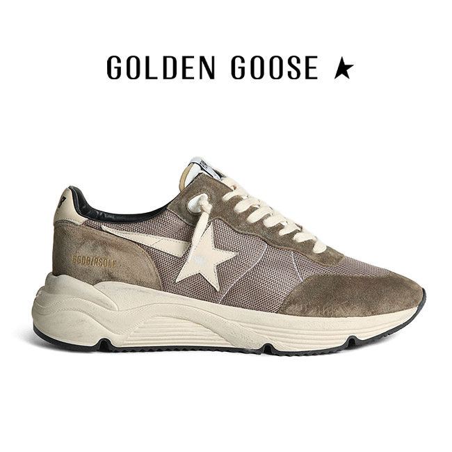 送料関税込【Golden 】ランニングソール スニーカー Golden Goose RUNNING SOLE ランニングソール レザー スニーカー