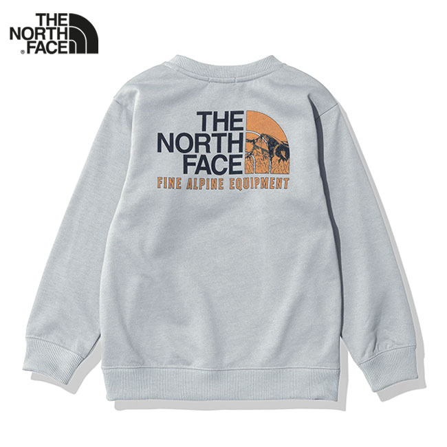新品未使用！NORTH FACE NTJ62262 トレーナー 150 ベージュ 公式・限定】フロントビュークルー（キッズ）｜ザ・ノース