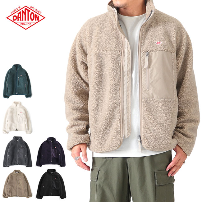 ダントン　フリース 楽天市場】DANTON ダントン スタンドカラー フリース ジャケット