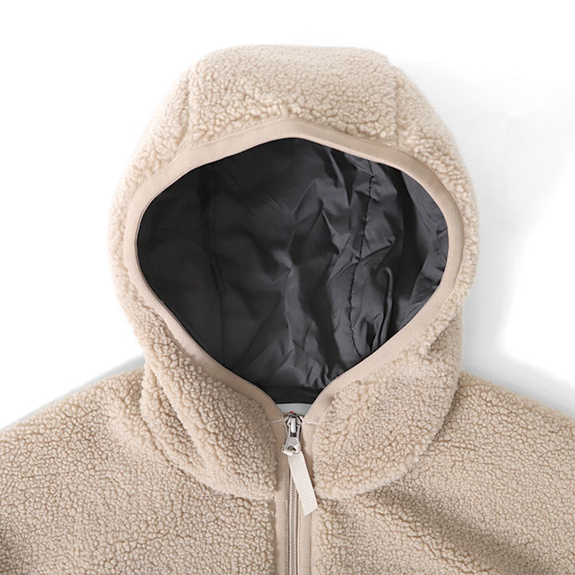 DANTON ダントン フード付き ボアフリースジャケット DT-A0196 LBA