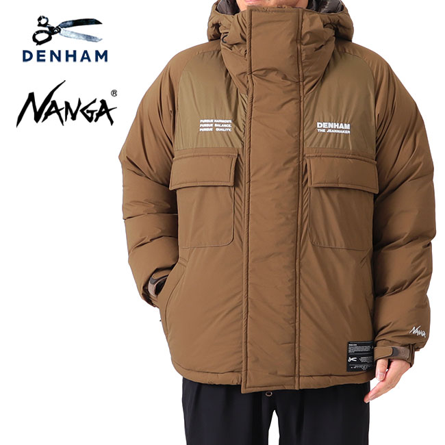 DENHAM &times; NANGA デンハム ナンガ コラボ AURORA-TEX マウンテン ダウンコート NGDH MOUNTAIN COAT ダウンジャケット メンズ｜Golden State