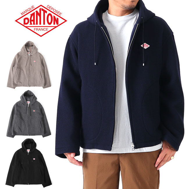 ダントン　42フリース 楽天市場】DANTON ダントン ハイパイル スタンドカラー フリース