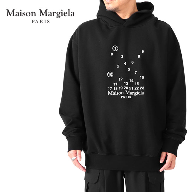 【Maison Margiela】メゾン マルジェラ マッシュルーム パーカー 新品65%off メゾンマルジェラ マッシュルーム 刺繍 スウェット
