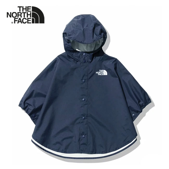【美品】ノースフェイス　レインコート　キッズ　カッパ　雨具　110 THE NORTH FACE ザ・ノース・フェイス キッズ 雨具 110-150cm