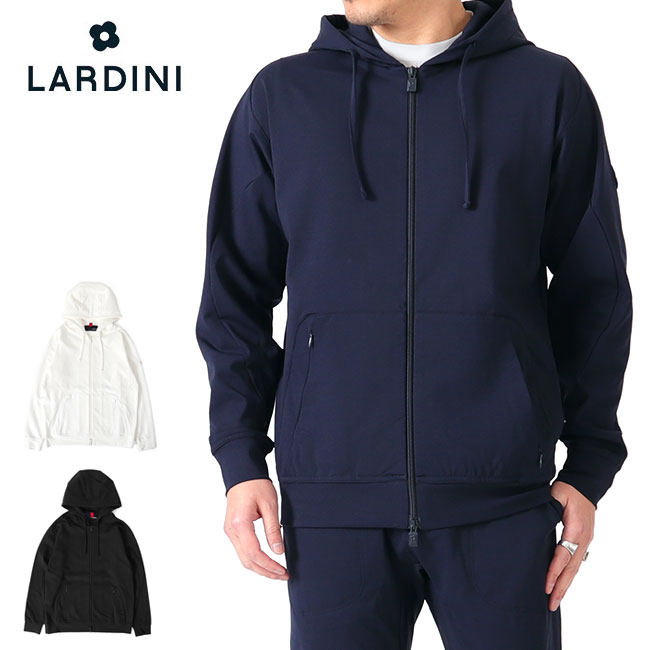 [SALE] LARDINI ラルディーニ EAZY WEAR イージーウェア 伸ばすことプルオーバー フルジップ パーカー 3116-25286720 御部屋御召しもの メンズ