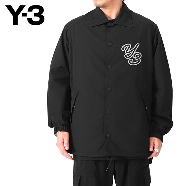 Y-3 スタジャン ブラック Lサイズ Y-3 大きいサイズ メンズ ワイスリー グラフィックロゴ アーム