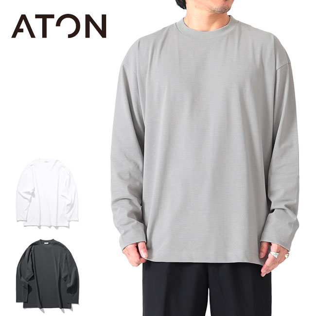 楽天市場】ATON エイトン スーピマコットン オーバーサイズ ロン