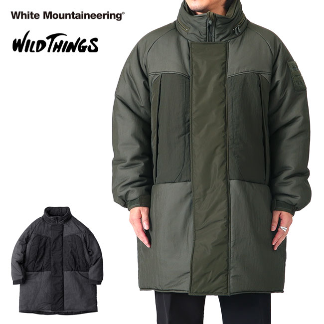 WH × WILD THINGS MONSTER PARKA ジャケット WILD THINGS SHORT MONSTER PARKA #F.GREY [WT24103SN]｜Silver