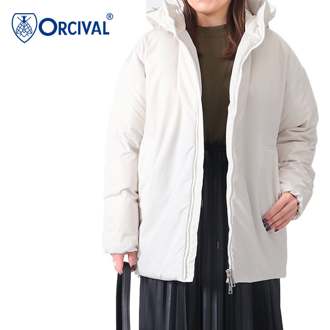 ORCIVAL オーシバル　フーデッドダウンブルゾン　OR-A0409 SRL 楽天市場】ORCIVAL オーシバル フーデッド ライト ショート