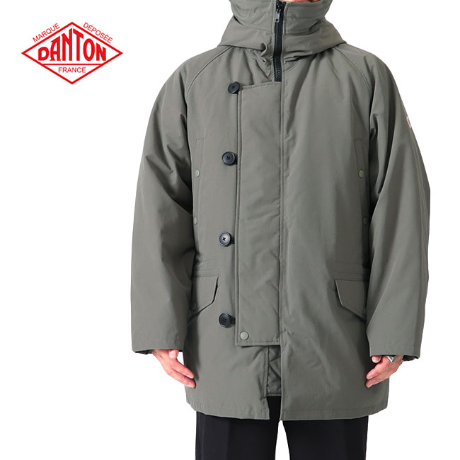 楽天市場】DANTON ダントン ナイロンリップストップ フード付き ダウン