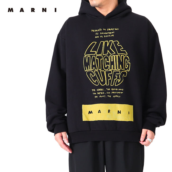 【国内即発】MARNI プリントロゴパーカー FUMU0073P1 PLM75 国内即発】MARNI プリントロゴパーカー FUMU0073P1 PLM75 (MARNI