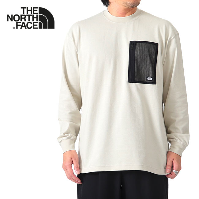 THE NORTH FACE 北の方人間の顔 活動の領域隠し ロンT NT62330 胸隠し 長袖ティーシャツ メンズ **