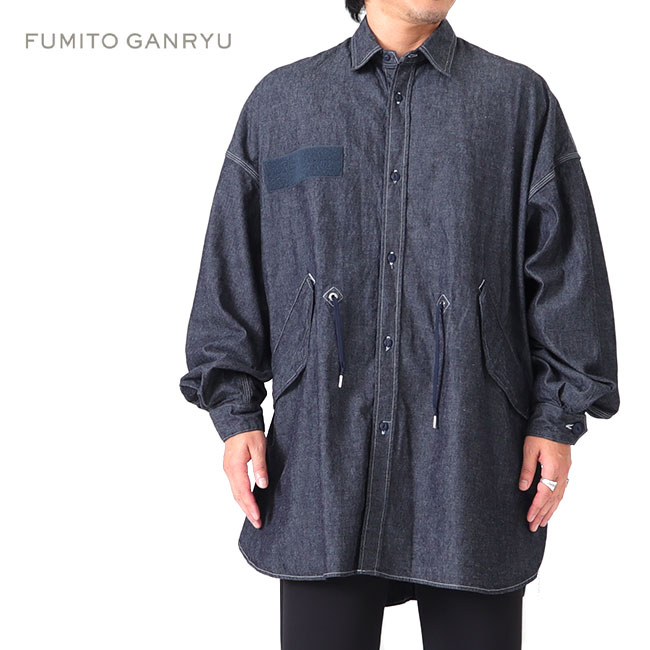 ganryu デニムジャケット FUMITO GANRYU デニムジャケット gジャン Deformed denim JK