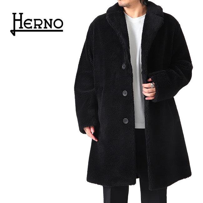 楽天市場】HERNO ヘルノ カシミヤウール ステンカラーコート