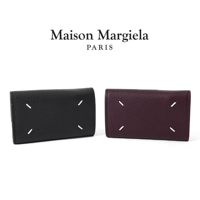 Maison Margiela メタリックレザー キーケース セール】MAISON MARGIELA キーケース S35UA0177 P5935 レザー 6