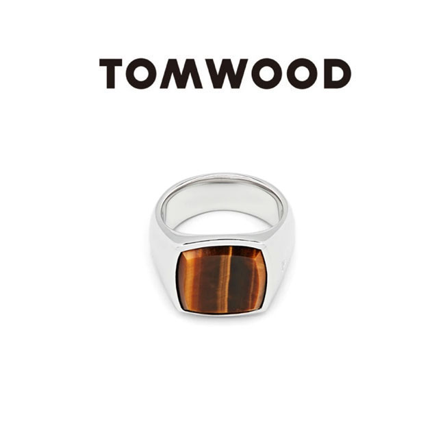 【レア】TOM WOOD　クッションリング　オーバル　サイズ48 トムウッド リング TOMWOOD クッション R74HSNA02S925