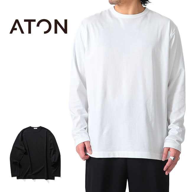 楽天市場】ATON エイトン スーピマコットン オーバーサイズ ロン