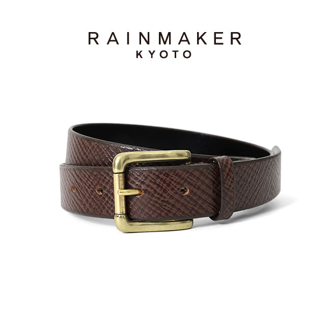 RAINMAKER KYOTO レインメーカー　レザーベルト　クロコ型押し RAINMAKER KYOTO レインメーカー レザーベルト クロコ型押し 小物