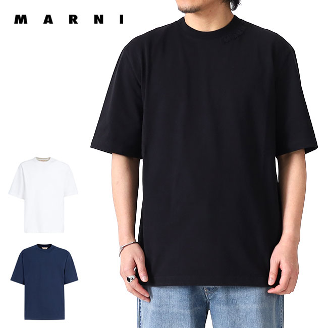 楽天市場】MARNI マルニ ロゴTシャツ HUMU0143P0 S22763 半袖T