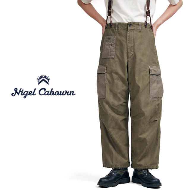 【美品】ナイジェルケーポン・クラシックデニソンパンツ・カーゴパンツ・ダック地 美品】ナイジェルケーポン・クラシックデニソンパンツ・カーゴ
