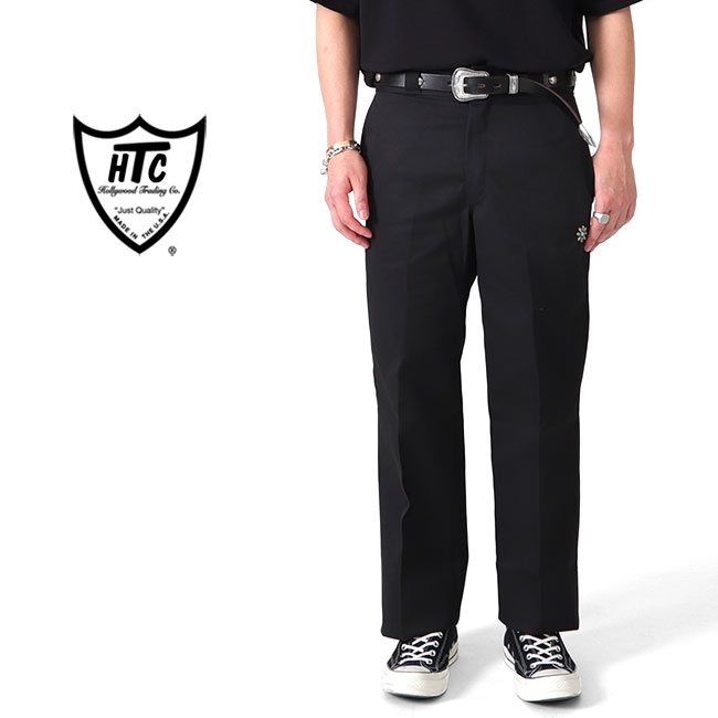 HTC × Dickies エイチティーシー ディッキーズ 二人三脚 874 フラワーターコイズ スタッズ 細工物ズボン下 SN32 Flower Stone メンズ