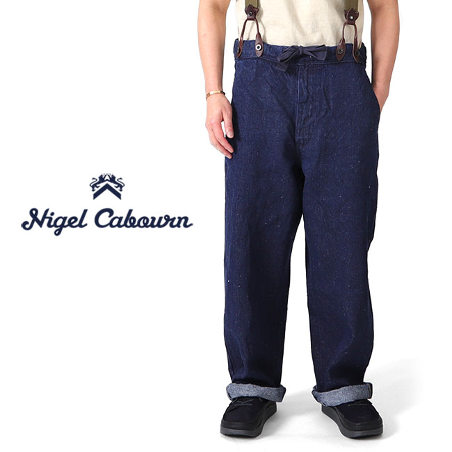 Nigel Cabourn ナイジェルケーボン ホスピタルパンツ ヘンプデニム 80480050003 リネン インディゴ ワークパンツ メンズ 39,325円