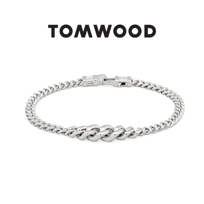 Tom Wood(トムウッド)チェーンブレスレット スリム シルバー TOMWOOD - スネーク チェーン ブレスレット / SNAKE BRACELET