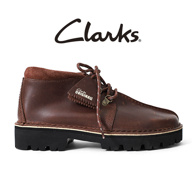 新品 Clarks クラークス ウイングチップブーツ 本革 ブラウン UK8.5 Clarks クラークス UK8.5G ロングウイングチップ 15351 Edward