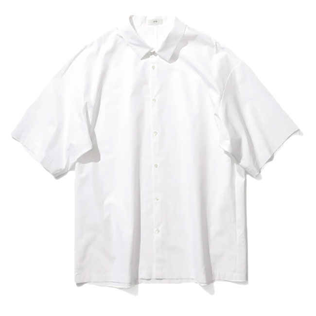 ATON エイトン スビンコットン オーバーサイズシャツ BLAGCM0400 半袖シャツ メンズ **