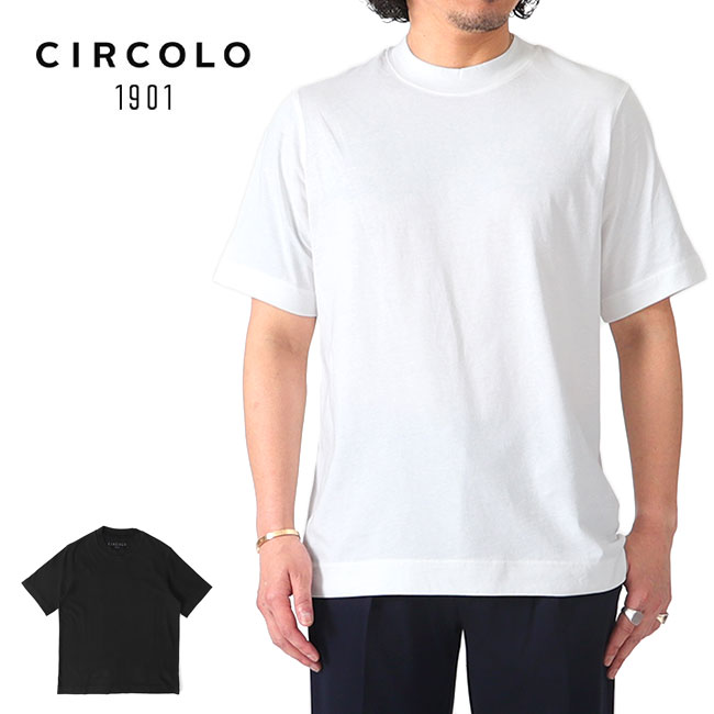 CIRCOLO 1901 チルコロ 1901 Tシャツ コットンジャージー ガーメントダイ Tシャツ 4104-429913 半袖Tシャツ メンズ **