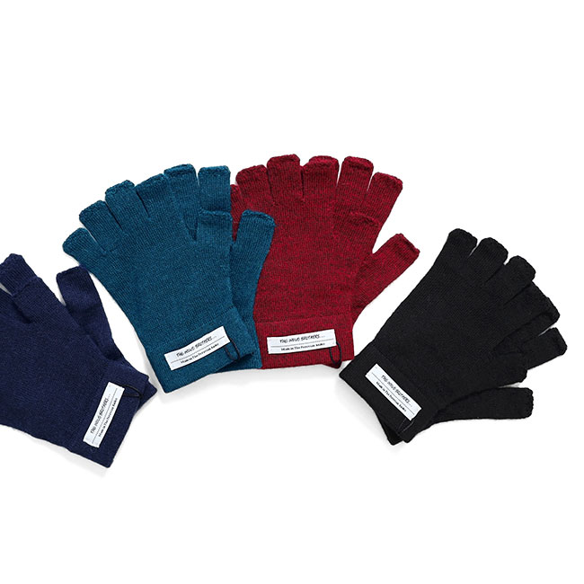 The Inoue Brothers ザ・イノウエブラザーズ Glovelettes アルパカ羊毛 手の指受け答え グローブ TIB-ALAC1011ML 指なしグローブ メンズ レディース