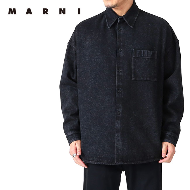 楽天市場】MARNI マルニ Marni Scribble 総柄 ブリーチ デニム