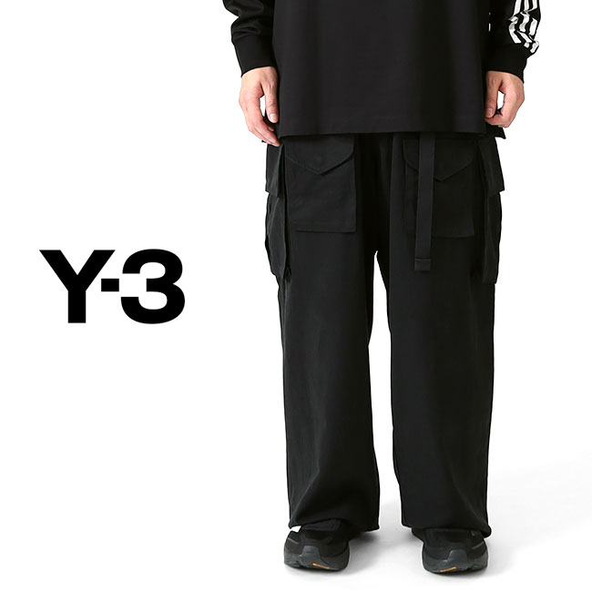Y-3 ロゴ トラウザー ワイドパンツ 関税送料込 楽天市場】Y-3 ワイスリー トラウザーズパンツ FLANNEL WIDE CG