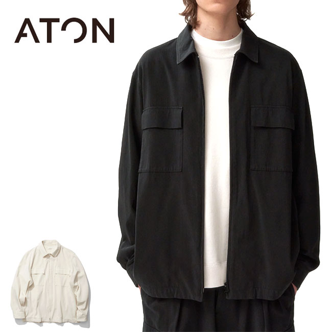 楽天市場】[SALE] ATON エイトン ピケ ノーカラー ジャケット