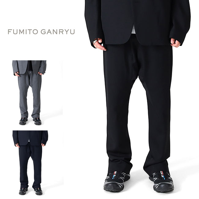 楽天市場】[SALE]FUMITO GANRYU : Mixture sarrouel wool slacks