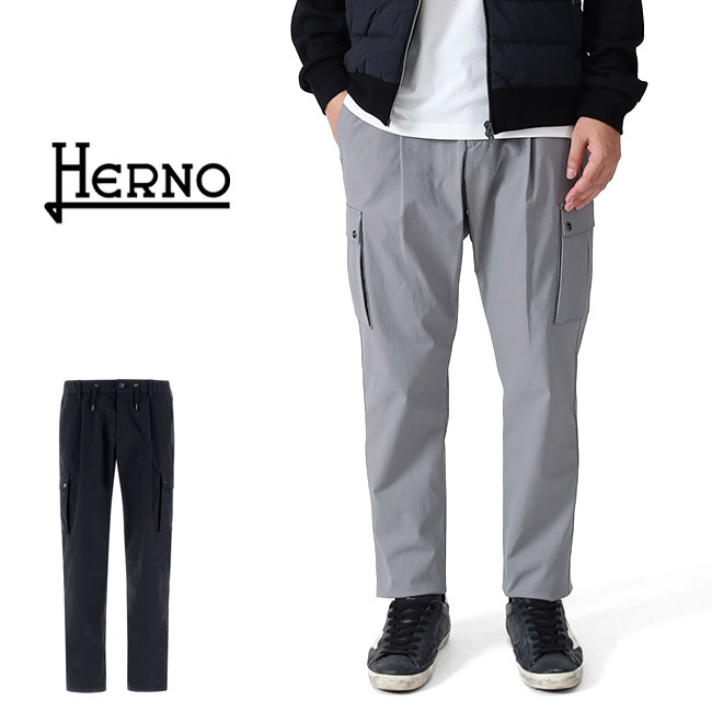 HERNO カーゴパンツ PT000076U 12503Z HERNO ヘルノ カーゴパンツ PT000076U 12503Z メンズ イージー