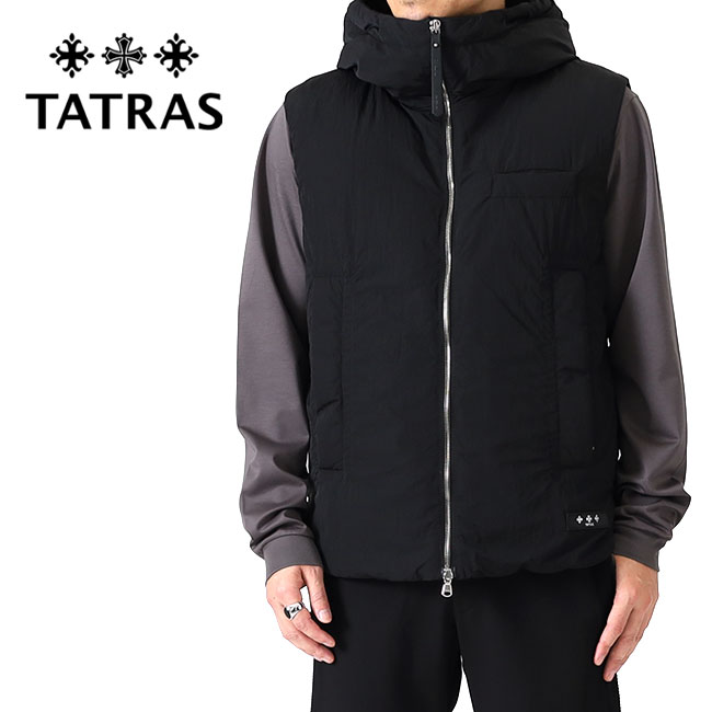 TATRAS タトラス SPILIO スピリオ フード付き ワッシャー ダウンベスト MTMA24A4403-D メンズ
